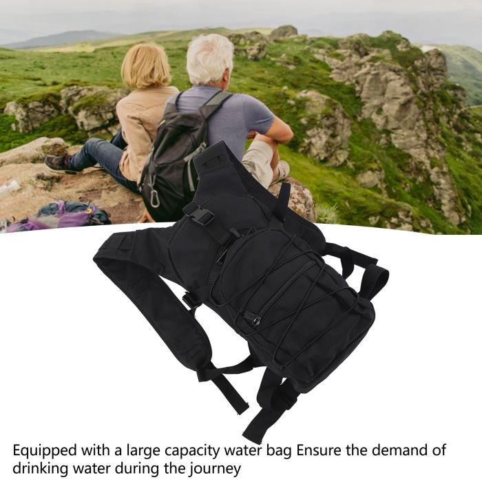 Sac D'hydratation VEVOR Mixte – Poche à Eau 3L En TPU, Tissu Oxford 600D Imperméable – Idéal Pour Chasse, Vélo, Trail Et Rando
