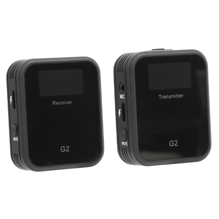 Micro Sans Fil Cravate SYNCO G2(A1) - Portée 70m, Lavalier Pour Caméra, Smartphone, DSLR, Interview