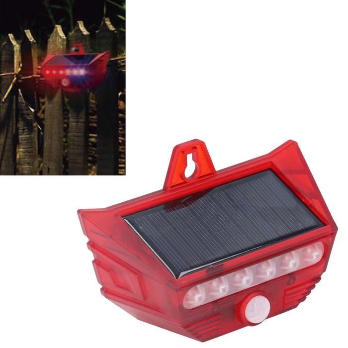 FEU D'ALARME SOLAIRE Pour Voiture, Lumière Jaune Clignotante Led (Lot