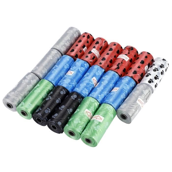 Sacs à Caca, 705 Pièces De Sacs à Caca Pour Chien, Sacs à Caca Pour Chien Sacs A Caca Pour Chien Avec Distributeur Sacs A Caca Pour Chien En Amidon De Mais Etanches Et Sans Odeur Pour Chiens Verts