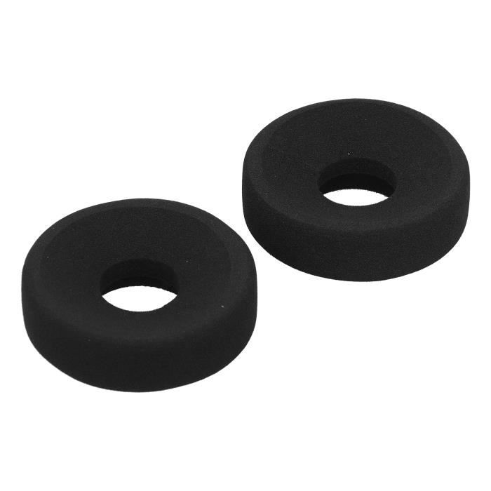 10 Coussinets éponge Noirs Pour Casque Audio - 50mm Diamètre - Marque Uxcell - Neufs En Emballage