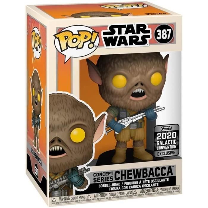 Star Wars - Chewbacca Concept Series 2020 Galactic Exclusive Pop! Vinyl Figure main image 0
