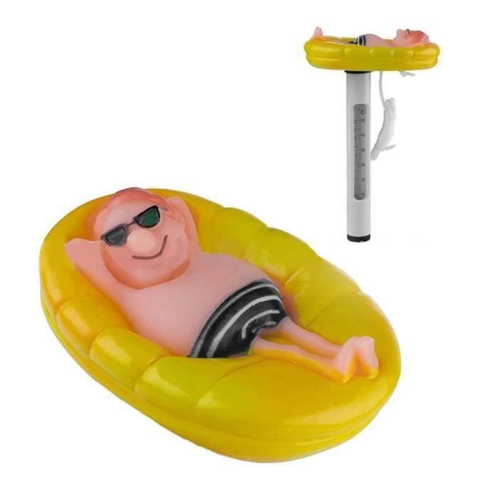 Shipenophy Thermomètre à eau Thermomètre de Piscine Flottant Forme d