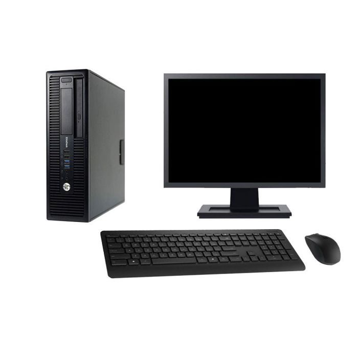 PC HP 705 G1 SFF Ecran 27 AMD PRO RAM Disque 500Go Windows 10 Wifi - vue 2