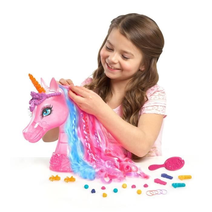 Tete a hot sale coiffer licorne barbie