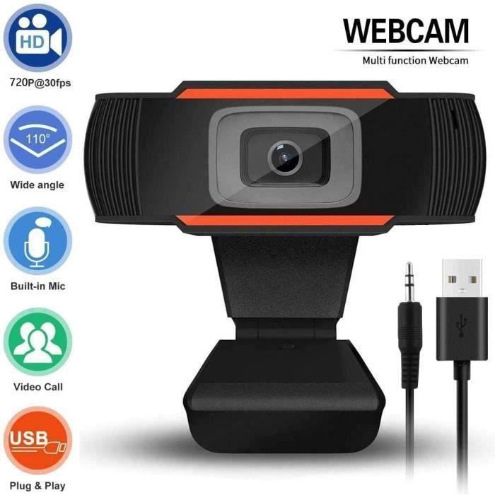 Webcam HD pour ordinateur de bureau avec micro integre Compatible