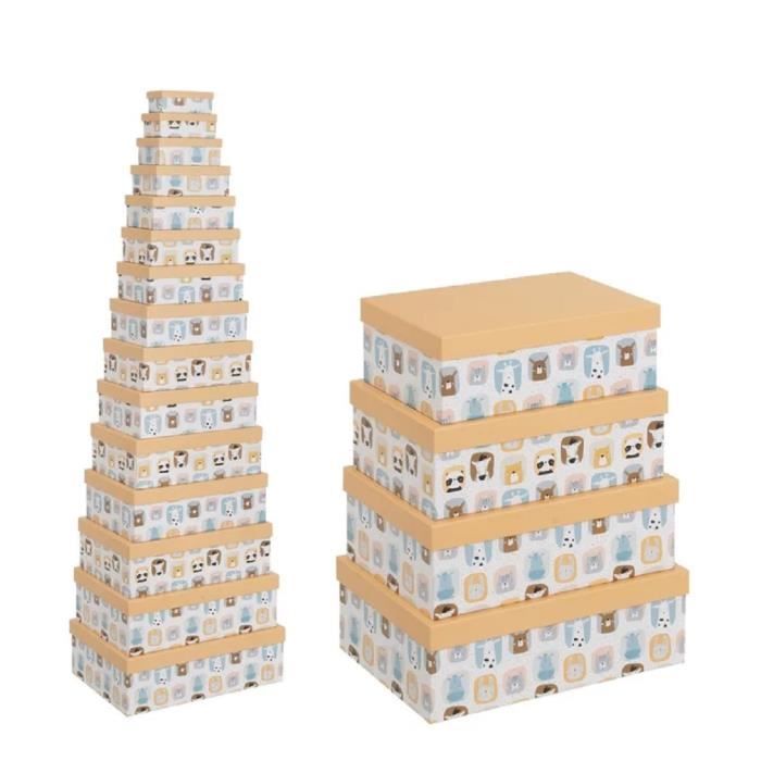 Bacs De Rangement Pliables En Tissu De Lin Avec Poignées En Cuir Synthétique – Organisateur De Placard Décoratif Pliable Pour Vêtements, Bureau, Taille L, Vert