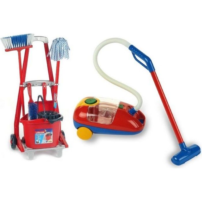 vileda chariot de menage avec aspirateur cdiscount jeux jouets