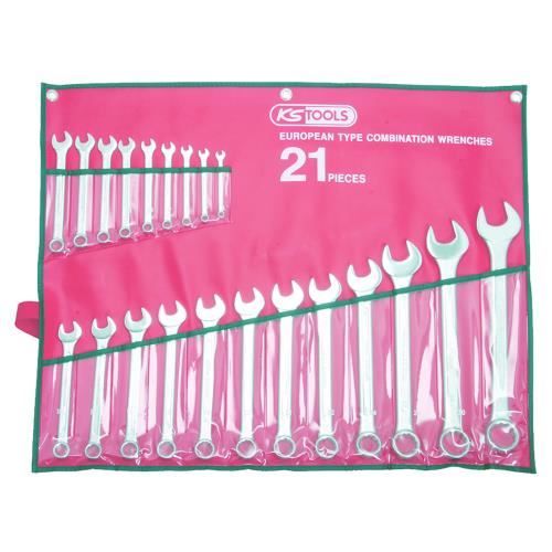 Jeu de 8 clés mixtes métriques - en trousse KS TOOLS 922.0042