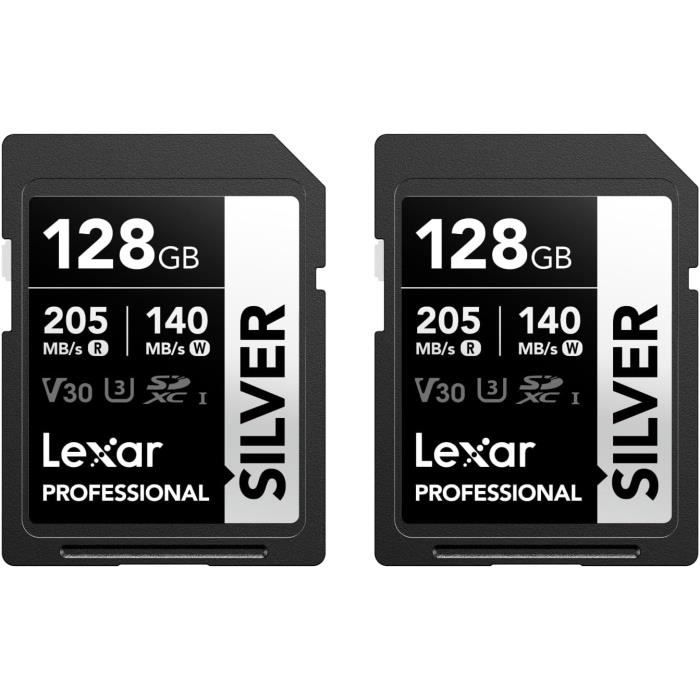 Carte SDXC LEXAR UHS I V30 205 Mo/ Lecture 140 Mo/ Écriture - vue 3