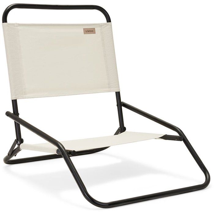 Chaise de plage pliable - LIVOO - SEP139 - Cadre acier thermolaqué - Charge max 100 kg - Textile polyester 600D Chaise de plage pliable - LIVOO - SEP139 - Cadre acier thermolaqué - Charge max 100 kg - Textile polyester 600D