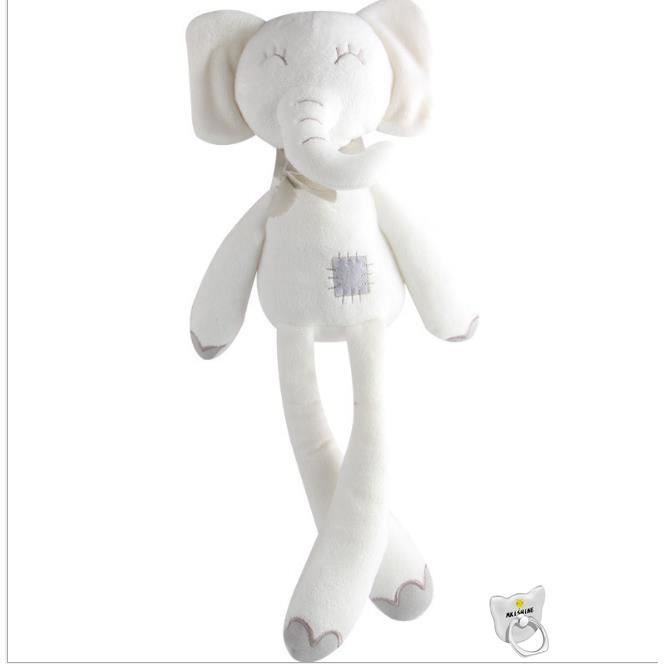 Poup?�e d'?�l?�phant b?�b?� jouets en peluche 40cm Peluche Poup?�e ??l?�phant Nez Longue Oreiller 