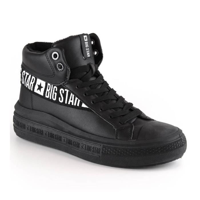 BIG STAR Chaussures Femme BIG STAR Mm274010 Noir - Adulte - Synthétique - Lacets