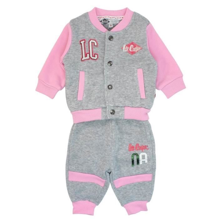 Lee Cooper Jogging Bébé Garçon, Gris, 18 Mois (Lot De 2) Mixte