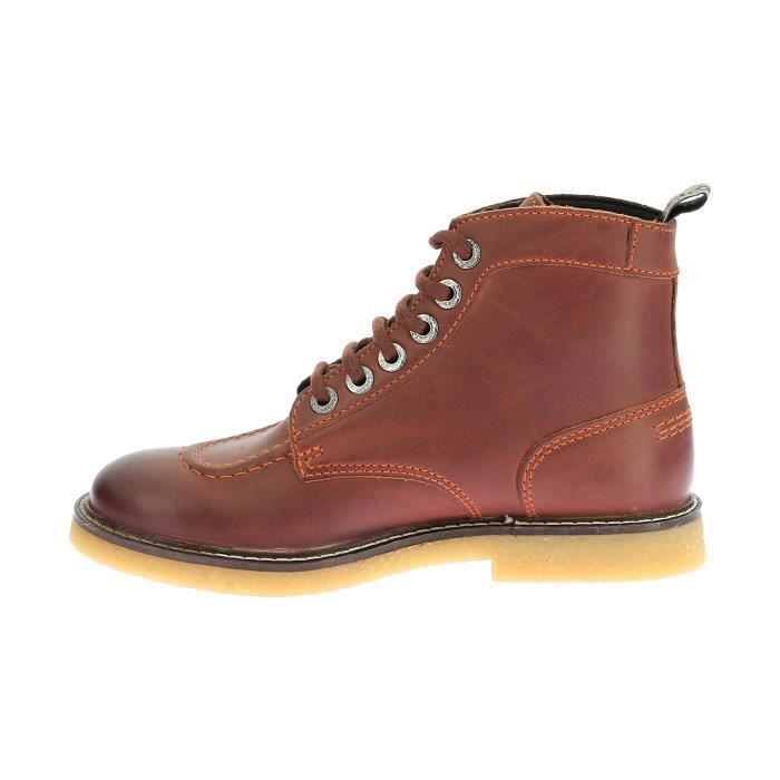 Bottines lacets kickers femme discount