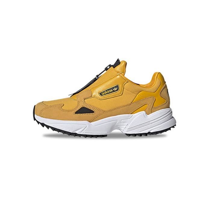 adidas falcon blanche jaune
