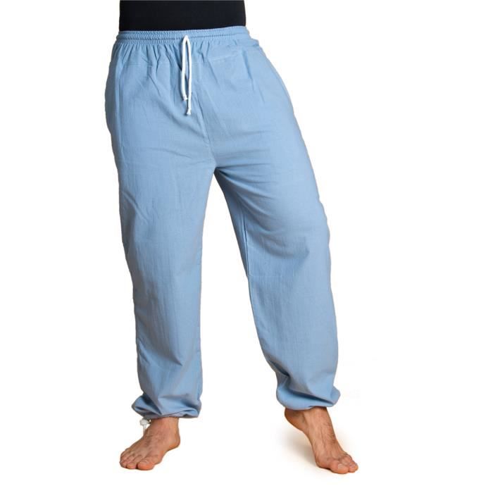 Pantalon en pur lin avec cordon de serrage Pantalon en pur lin avec cordon de serrage