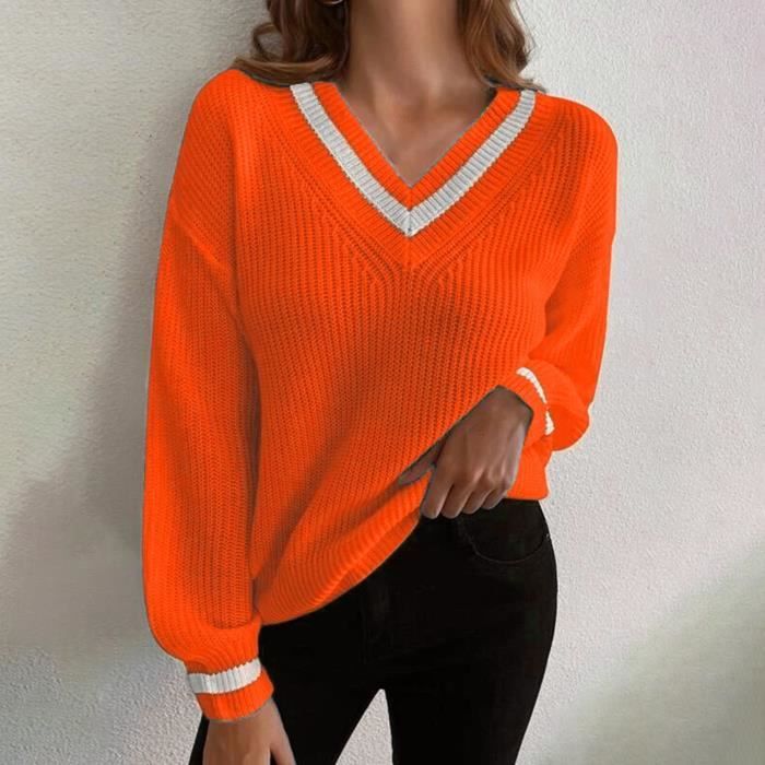 LILLUSORY Chandails Surdimensionnés à Manches Chauve-souris