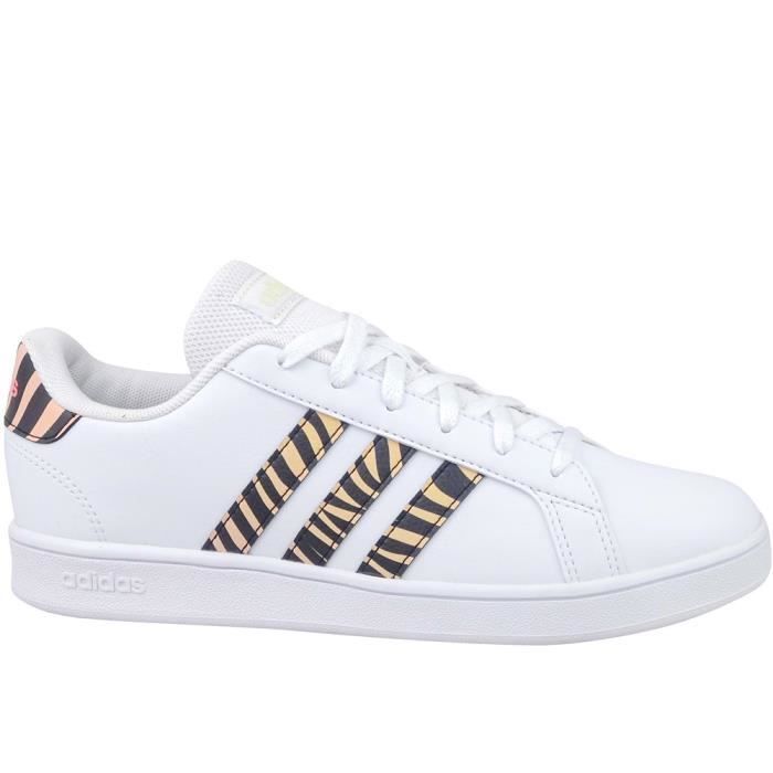 Chaussures ADIDAS Grand Court Blanc Mixte Enfant Blanc