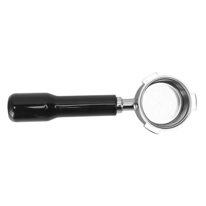 Porte-filtre Sans Fond 58mm Pour Machine à Café Expresso - Compatible E61, Rancilio, Rocket... - En Alliage Aluminium - Panier Filtrant Inclus