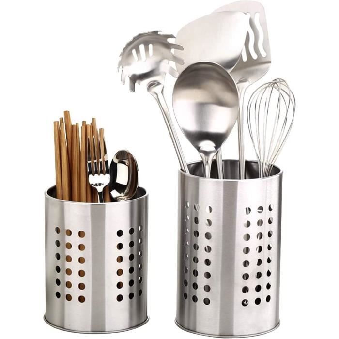 Lot De 2 Porte-Leurres Télescopiques MAGICLULU – 3 Sections, Acier Inoxydable, Pelle à Appâts Colorée, Pour Lancer Longue Distance