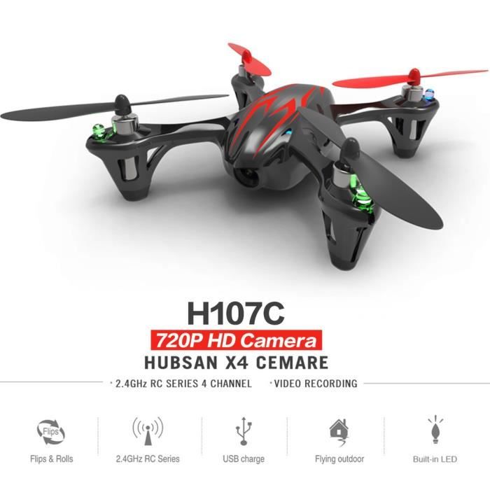 Hubsan rc dron quadrocopter h107c 720p on sale