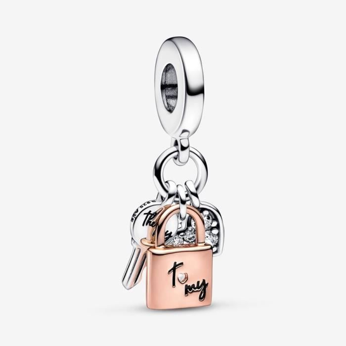 Charm Pendant - PANDORA - 782506C01 - Bicolore - Métal - Mixte