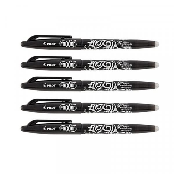 Lot de 2 stylos FriXion Ball pointe moyenne 0.7mm noir Pilot + 6 recharges  + gomme - Cdiscount Beaux-Arts et Loisirs créatifs