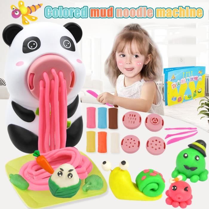 Jouet de boue de couleur pour machine à nouilles Panda, jouet avec
