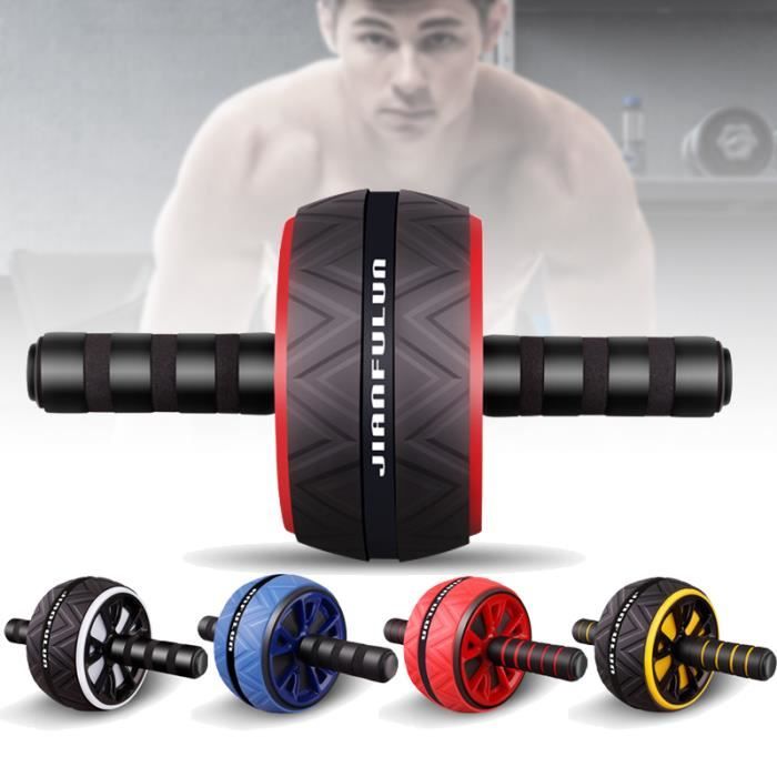 Roue abdominale MOBICLINIC avec tapis inclus - charge max 150 kg tapis set d'exercices abdominaux entraînement à domicile - Sport