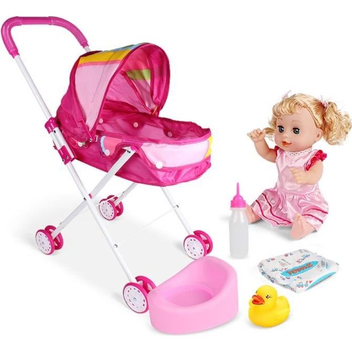 Poussette poupee pliable outlet