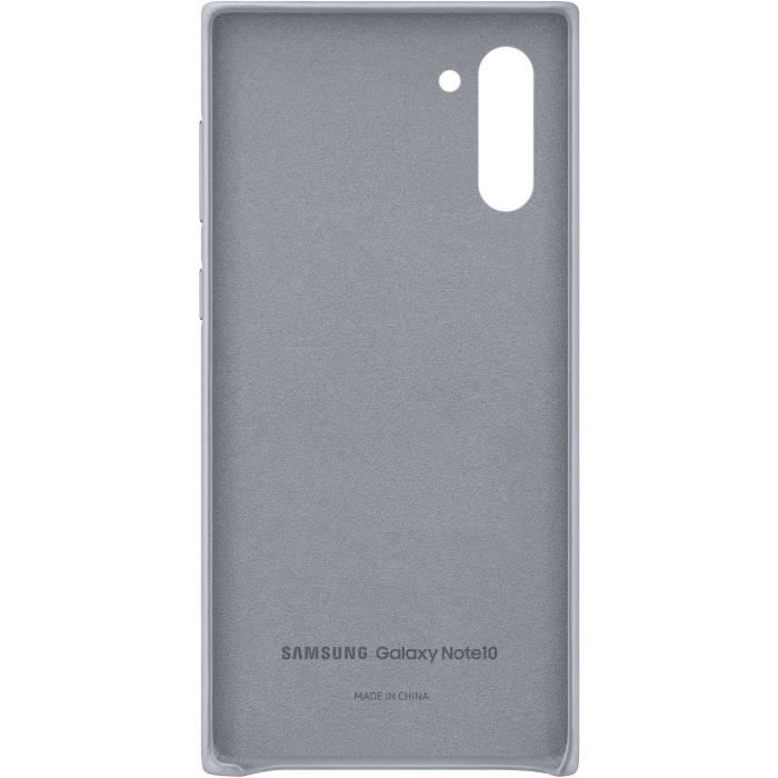 Coque cuir Gris Note10