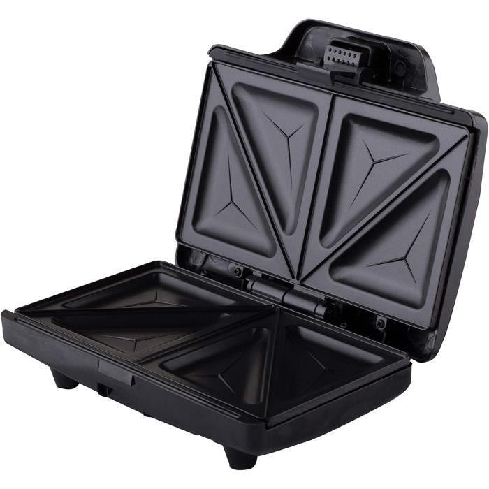 Appareil à Croque-monsieur Krups FDK461 Noir - Plaques Céramique Antiadhésives, 850W | Sandwichs Gourmands, Facile à Nettoyer - 11