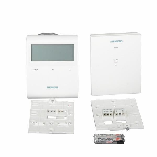 Thermostat SIEMENS RDD100.1RFS LCD Kit RF Programmable