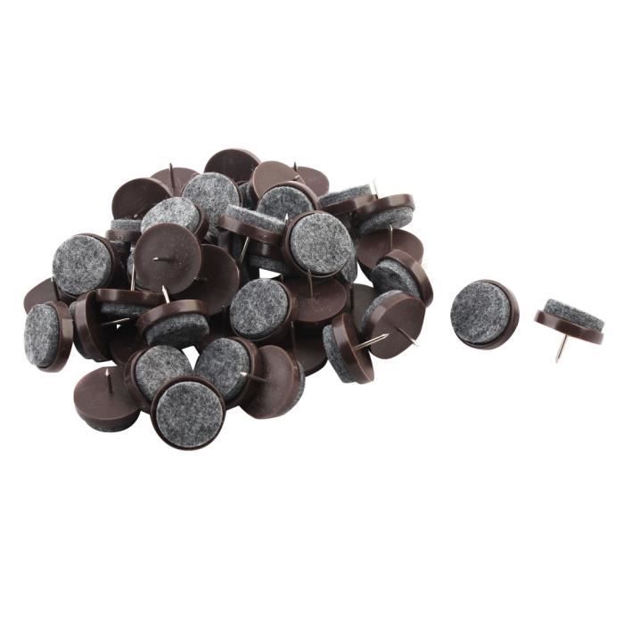 Lot De 48 Patins Glisseurs PTFE 25mm Pour Meubles - Protège Sols, Réduit Le Bruit