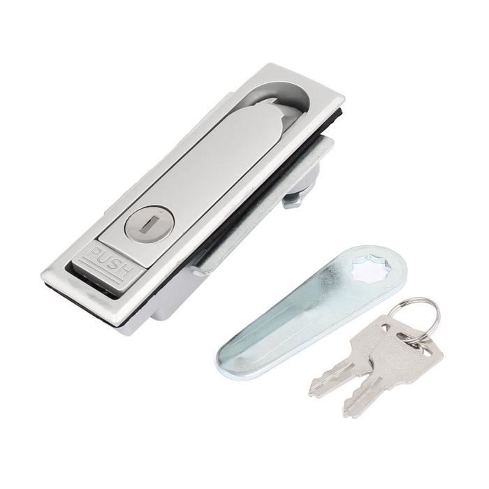 sourcingmap® Armoire porte clés Levier verrouillage poignée forme aide touches avec Ton Argent sourcingmap® Armoire porte clés Levier verrouillage poignée forme aide touches avec Ton Argent