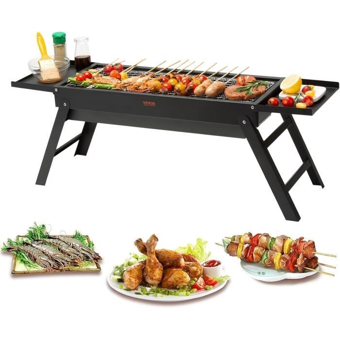 Barbecue Pliable Portatif à Charbon Forme en X 45 x 30 x 35 cm Fer main image 1