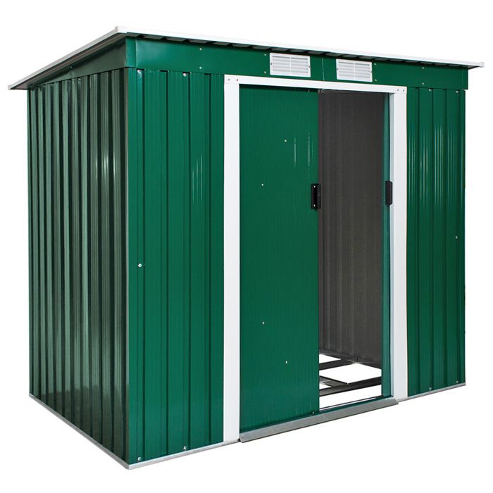 Tectake Abri De Jardin En Metal 2 7 M 170 Cm De Haut Vert Achat Vente Abri Jardin Chalet Abri De Jardin 402183 Cdiscount