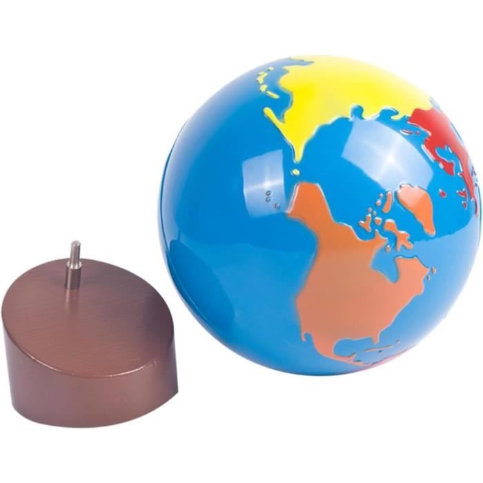 TOYANDONA - Lot De 3 Boules De Plage Gonflables Globe Terrestre - Jouets Éducatifs Pour Piscine, Apprentissage Géographie, Fête D'Été