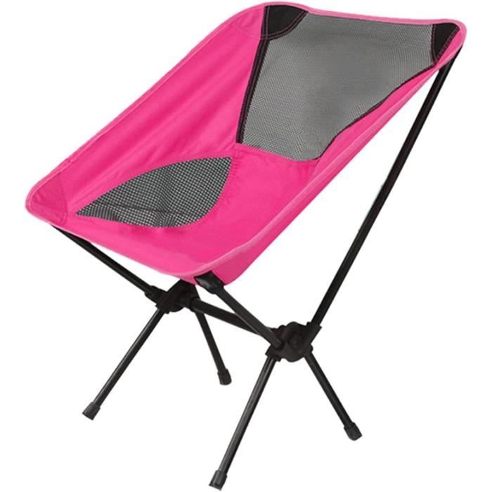 Tabouret De Camping Pliable - Ultraléger Et Portable - Avec Sac De Transport (Neuf)