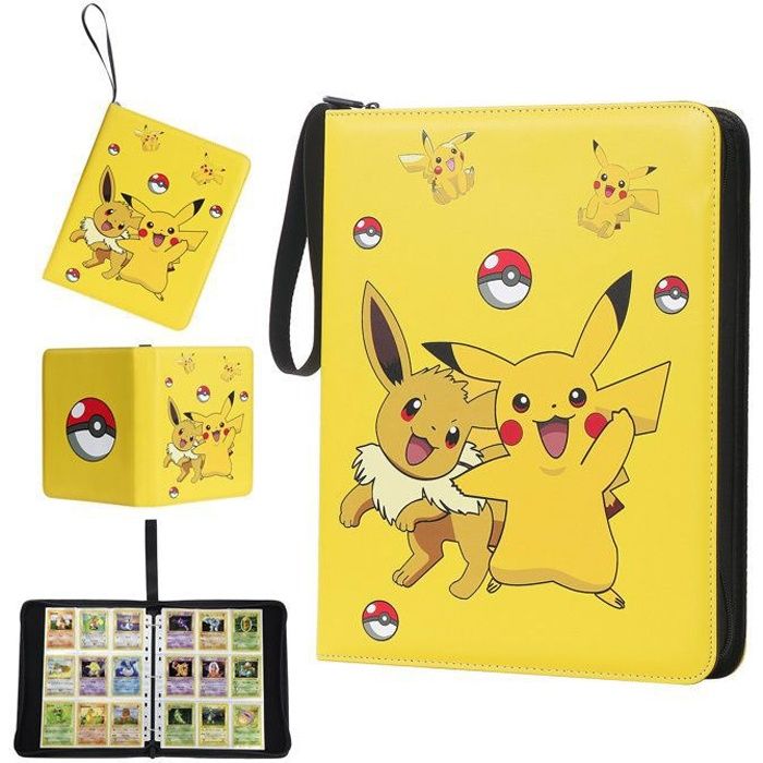 Cahier Range Classeur Carte Pokémon 900 Cartes, Album pour Cartes à Collectionner, Prote Carte