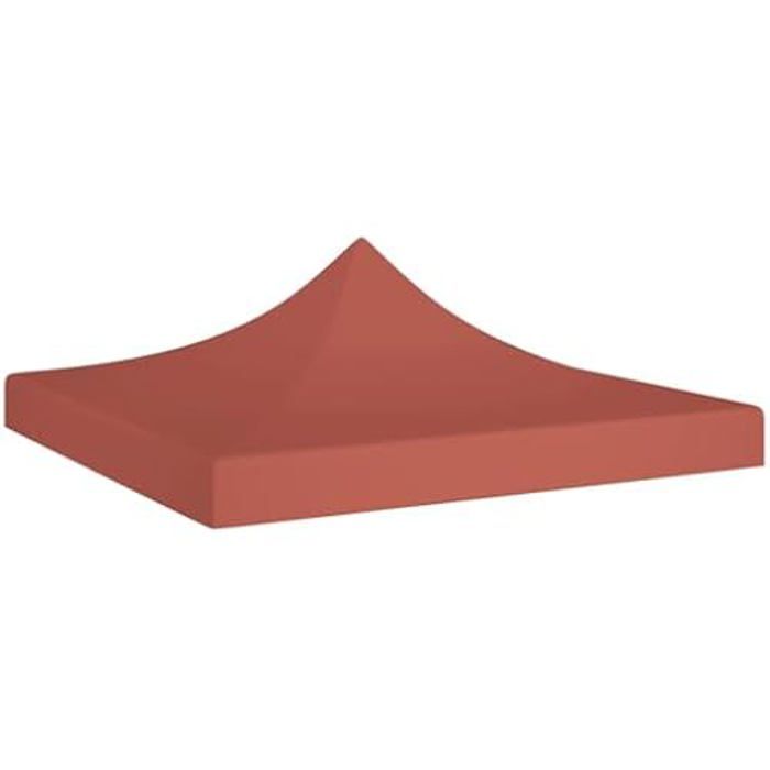 Toit de Tente VIDAXL 2x2 Oxford Résistant UV Couleur Cuite Imperméable