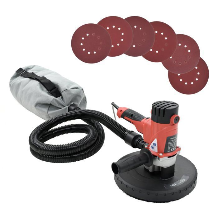 vidaXL Ponceuse pour Cloison Sèche avec Fonction d'Aspiration Maison 142934