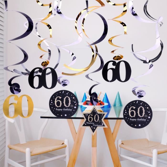 Décorations Tourbillons Suspendus Pour Fête - Lot De 14, 6 Couleurs, 1,2 M Chacun - Pour Mariage, Anniversaire, Noël