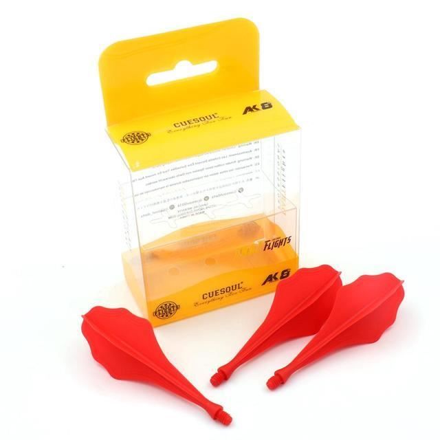 CUESOUL ROST 77 - Fléchettes Intégrées Tige + Aile (lot De 3) - Forme Grande Standard - Couleurs Vibrantes