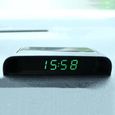 Thermomètre pour Voiture Lumineux ， Horloge électronique de Voiture Double température à l'intérieur et à l'extérieur de l'auto-1