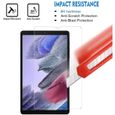 2 Pack pour Samsung Galaxy Tab A7 Lite 8.7" Protection ecran en VERRE TREMPE Film Vitre Ultra Resistant Easy-Install-1
