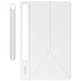 Étui Samsung Tab S9 Magnétique Support Vidéo Original Smart Book Cover Blanc-1
