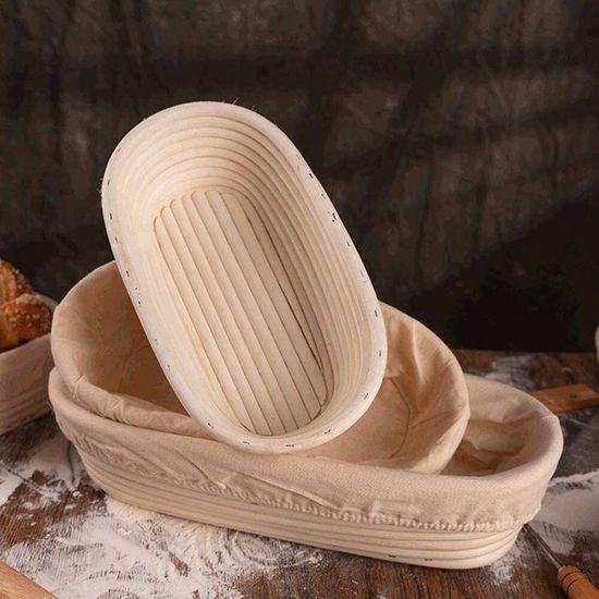 Set De 2 Banneton Pour Pain, Set De Paniers De Cuisson