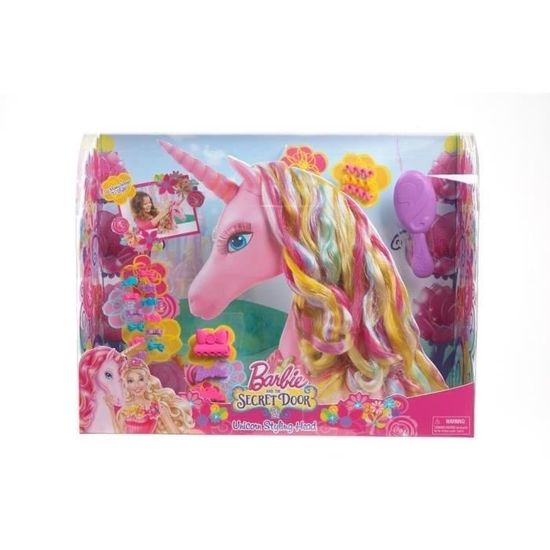 Tete a coiffer licorne barbie store
